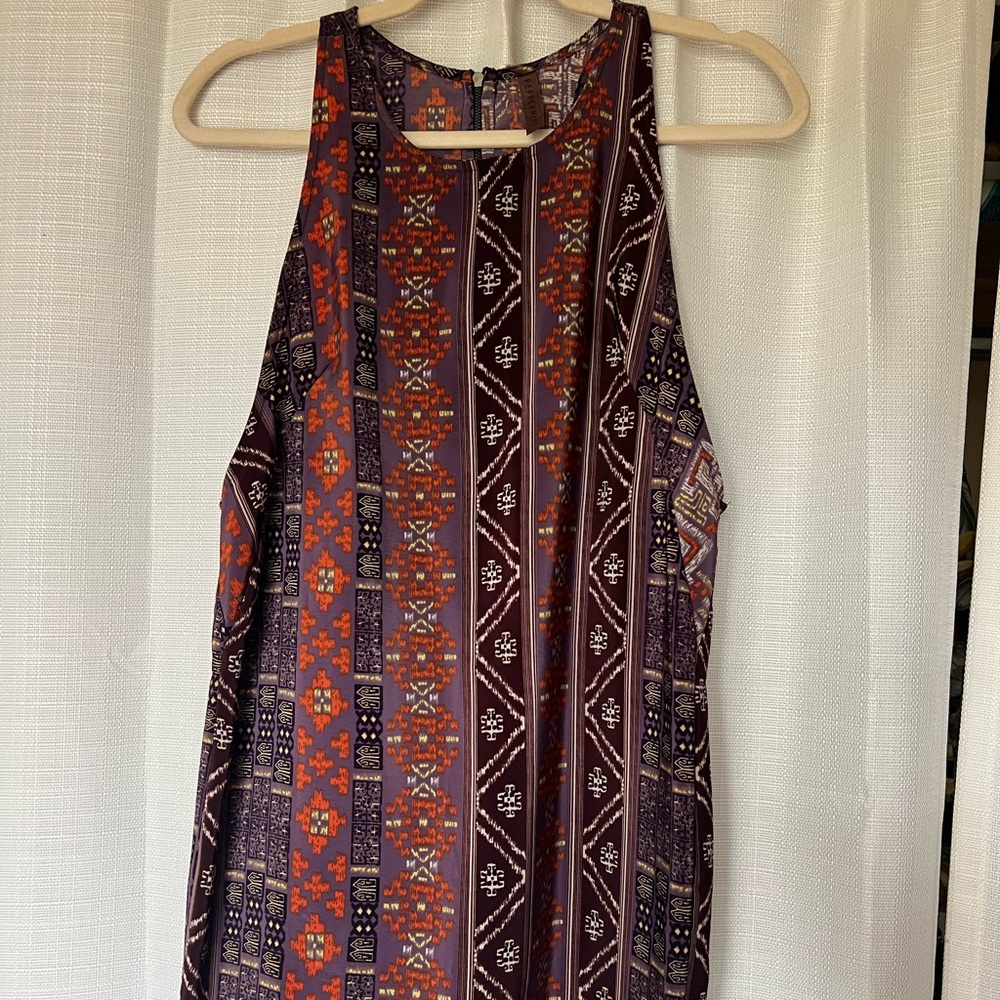 Peppermint t-back short tank dress size small